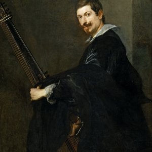 Картина Мужчина с лютней, 1622 - 1632 - Музей Прадо