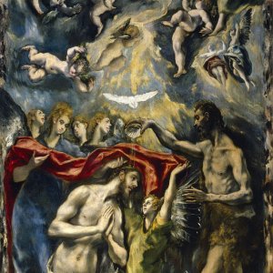 Картина Крещение Господне, 1597 - Музей Прадо