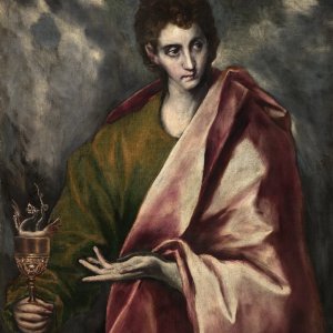 Картина Иоанн Богослов, 1605 - Музей Прадо
