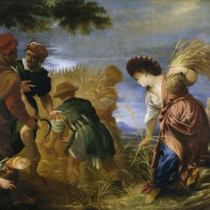 Картина Жнецы в земле обетованной, 1668 - Музей Прадо