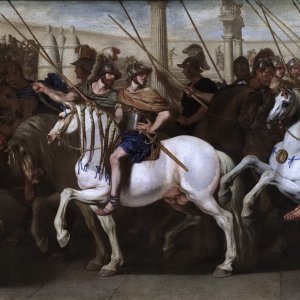 Картина Римские солдаты в цирке, ок.1640 - Музей Прадо