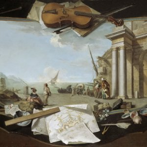 Картина Архитектурный пейзаж, 1779, 1779 - Музей Прадо