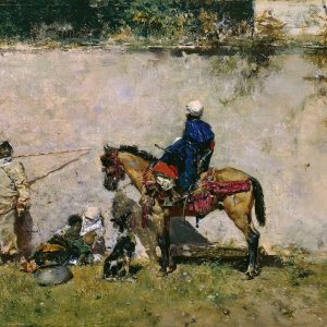 Картина Марокканцы, 1872 - 1874 - Музей Прадо