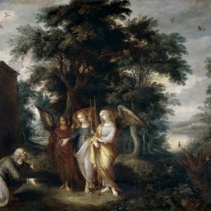 Картина Авраам и три ангела - Музей Прадо