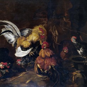 Картина Петушиный бой - Музей Прадо