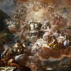 Картина Испания отдает дань религии и вере, 1759 - Музей Прадо