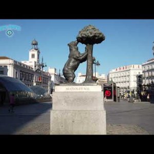 Видео - статуя Медведь и земляничное дерево в Мадриде