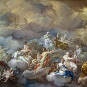 Картина - Святой Лаврентий во славе, 1756 - Музей Прадо