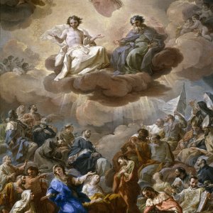 Картина - Святая Троица, 1754 - Музей Прадо