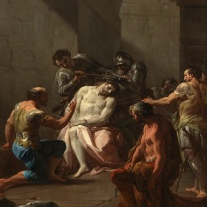 Картина - Увенчание тернием, 1754 - Музей Прадо