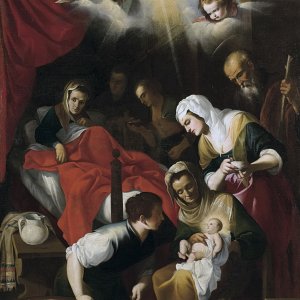 Картина - Рождение Богородицы, 1651 - Музей Прадо