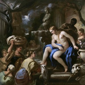 Картина - Вирсавия в купальне, 1698 - Музей Прадо