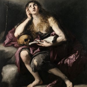 Картина - Кающаяся Магдалина, 1660 - 1665 - Музей Прадо