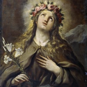 Картина - Святая Розалия, ок.1697 - Музей Прадо