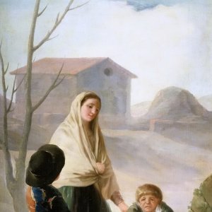 Картина - Бедняки у источника, 1786 - 1787 - Музей Прадо