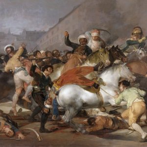 Картина - Восстание 2 мая 1808 года, или бой с мамлюками, 1814 - Музей Прадо