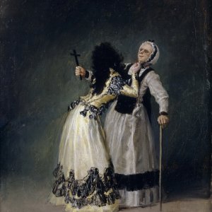 Картина - Герцогиня Альба и ее дуэнья, 1795 - Музей Прадо