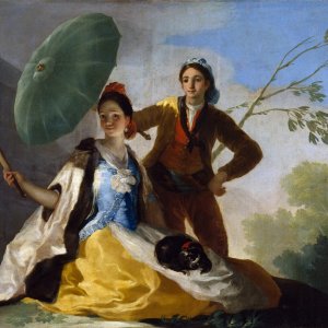 Картина - Зонтик, 1777 - Музей Прадо