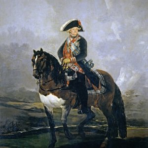 Картина - Карлос IV на коне, 1800 - 1801 - Музей Прадо