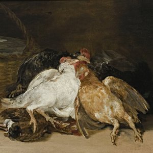 Картина - Мертвые птицы, 1808 - 1812 - Музей Прадо