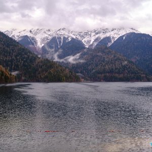 Фото №12 - Озеро Рица в зимнее время. Абхазия