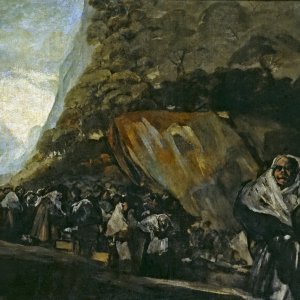 Картина - Паломничество к фонтану св Исидора, или Святая Инквизиция, 1820 - 1823