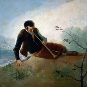 Картина - Пастух с флейтой, 1786 - 1787