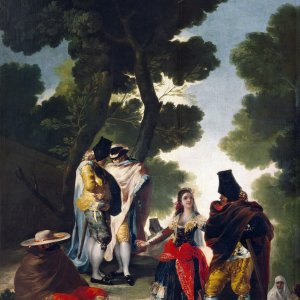 Картина - Прогулка в Андалусии, 1777