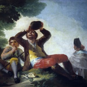 Картина - Пьющий, 1777