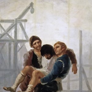 Картина - Раненый каменщик, 1786 - 1787