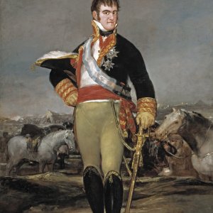 Картина - Фердинанд VII в военном лагере, 1815