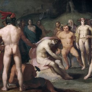 Картина - Осуждение Аполлона Юпитером и другими богами, 1594