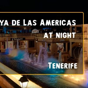 Видео 4K - Лас-Америкас ночью - Тенерифе