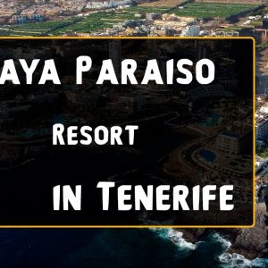 Видео 4K - Плайя Параисо на Тенерифе. Съемка с высоты