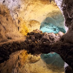 Видео 4K: Пещера Куэва-де-лос-Вердес на Лансароте