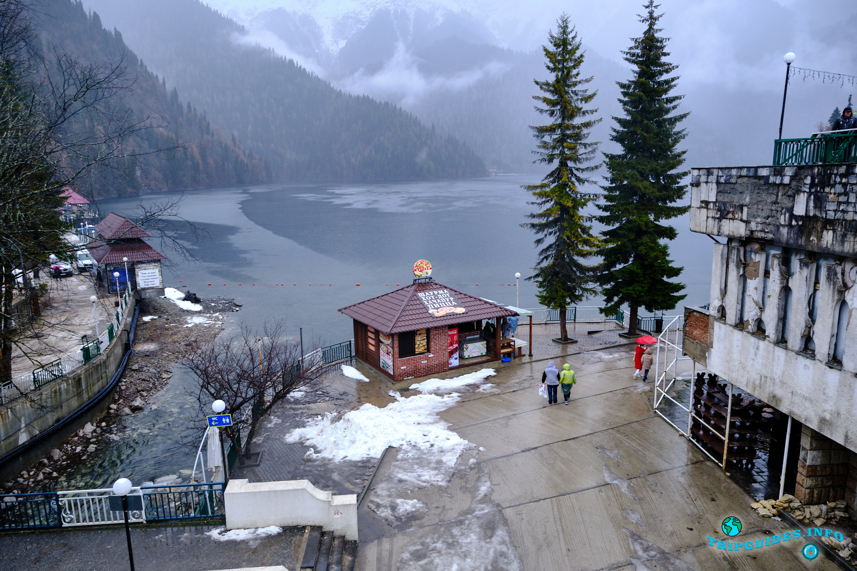 Фото №4 - Озеро Рица зимой в Абхазии