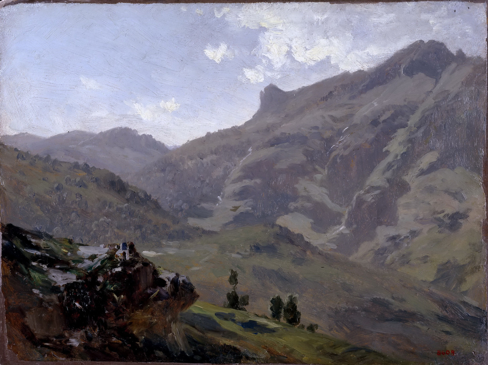 Картина - Агуас Буэнас (Пиренеи), 1882