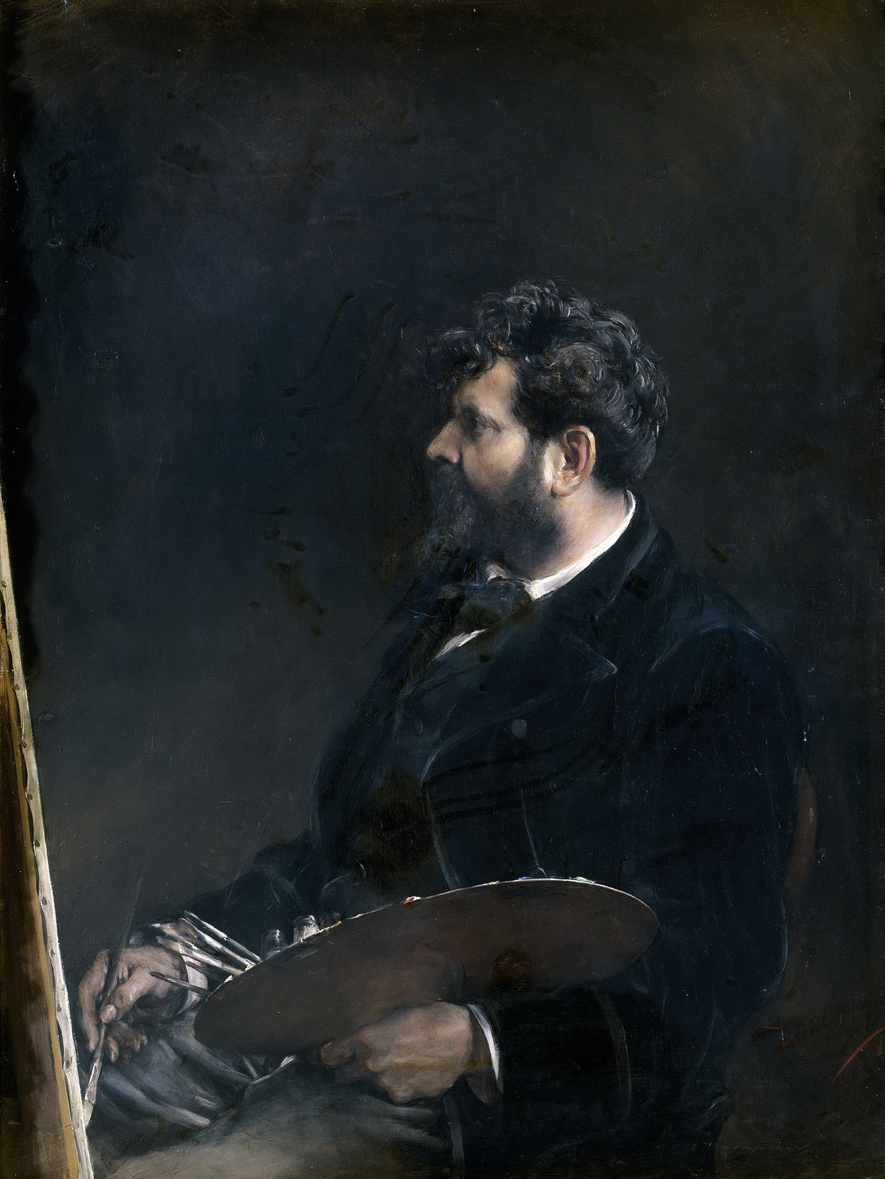 Картина Автопортрет, 1884 - Музей Прадо