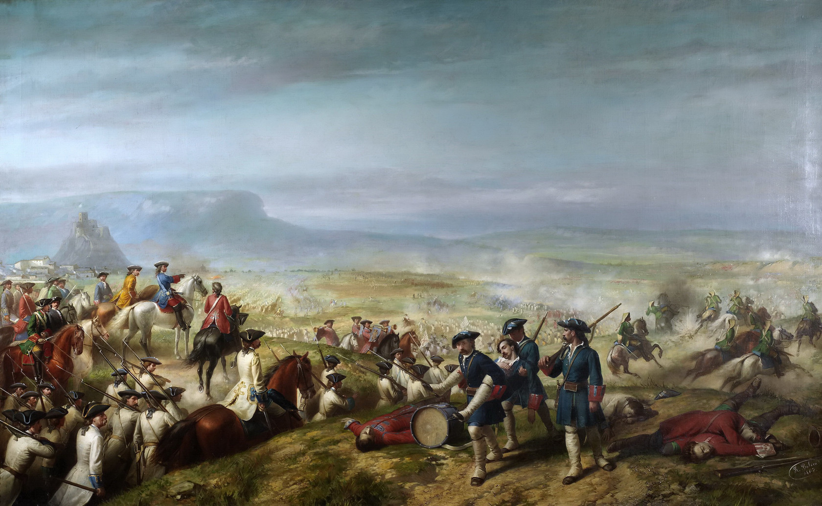 Картина Битва при Альмансе, 1862 - Музей Прадо