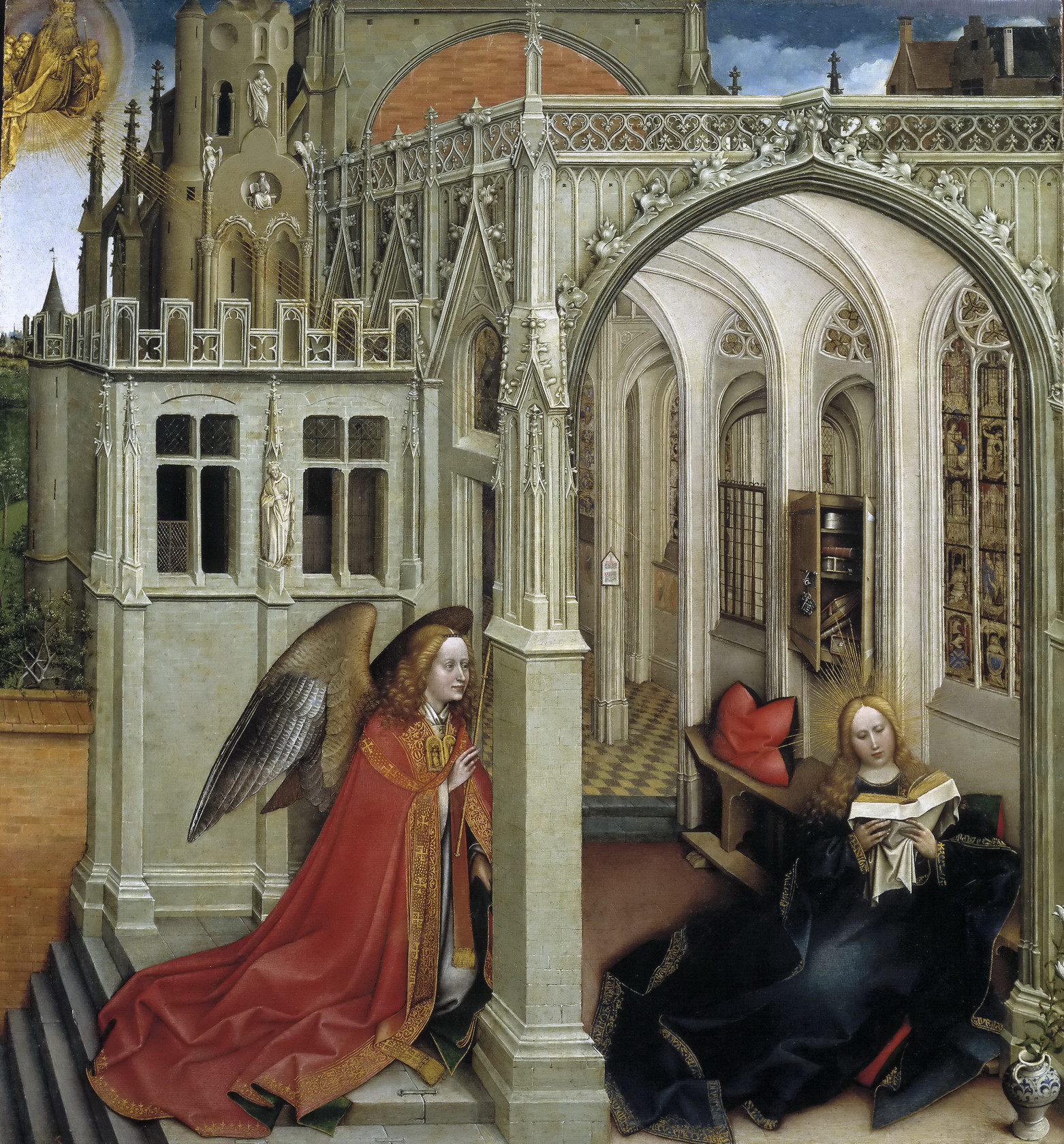 Картина Благовещение, 1418 - 1419 - Музей Прадо