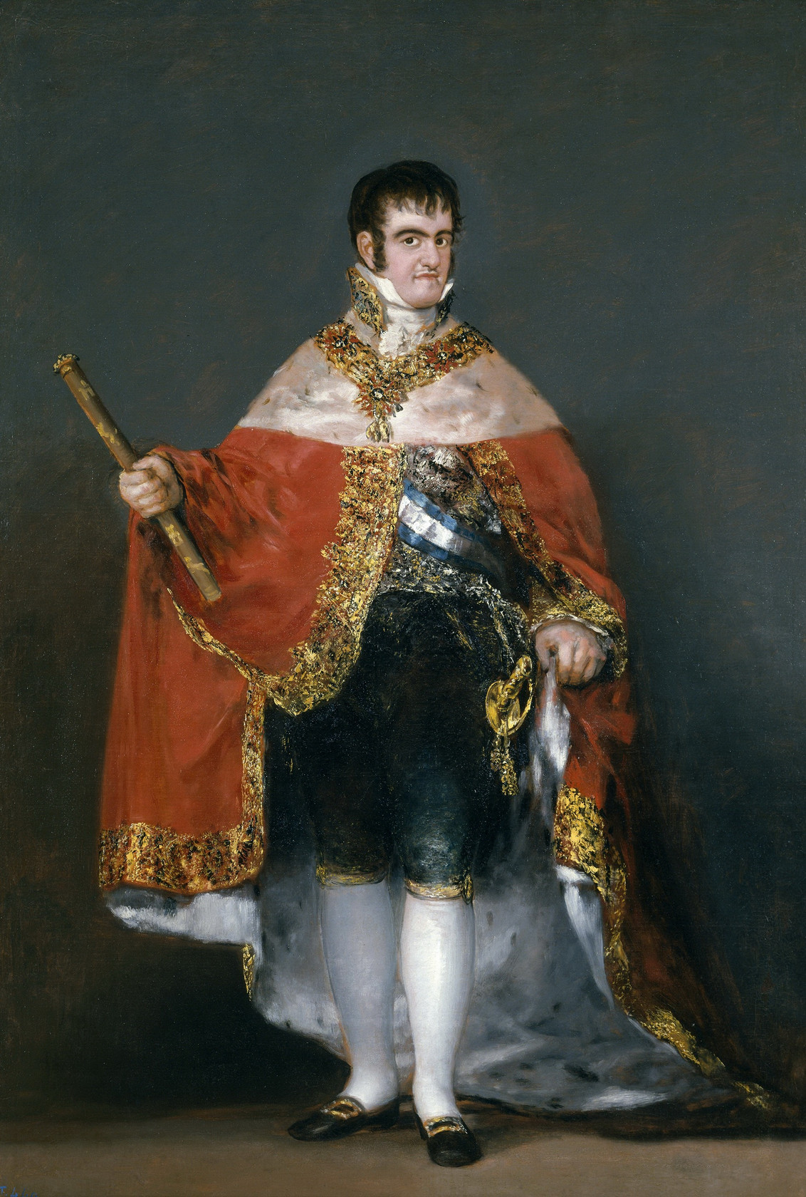Картина - Фердинанд VII в королевской мантии, 1814 - 1815