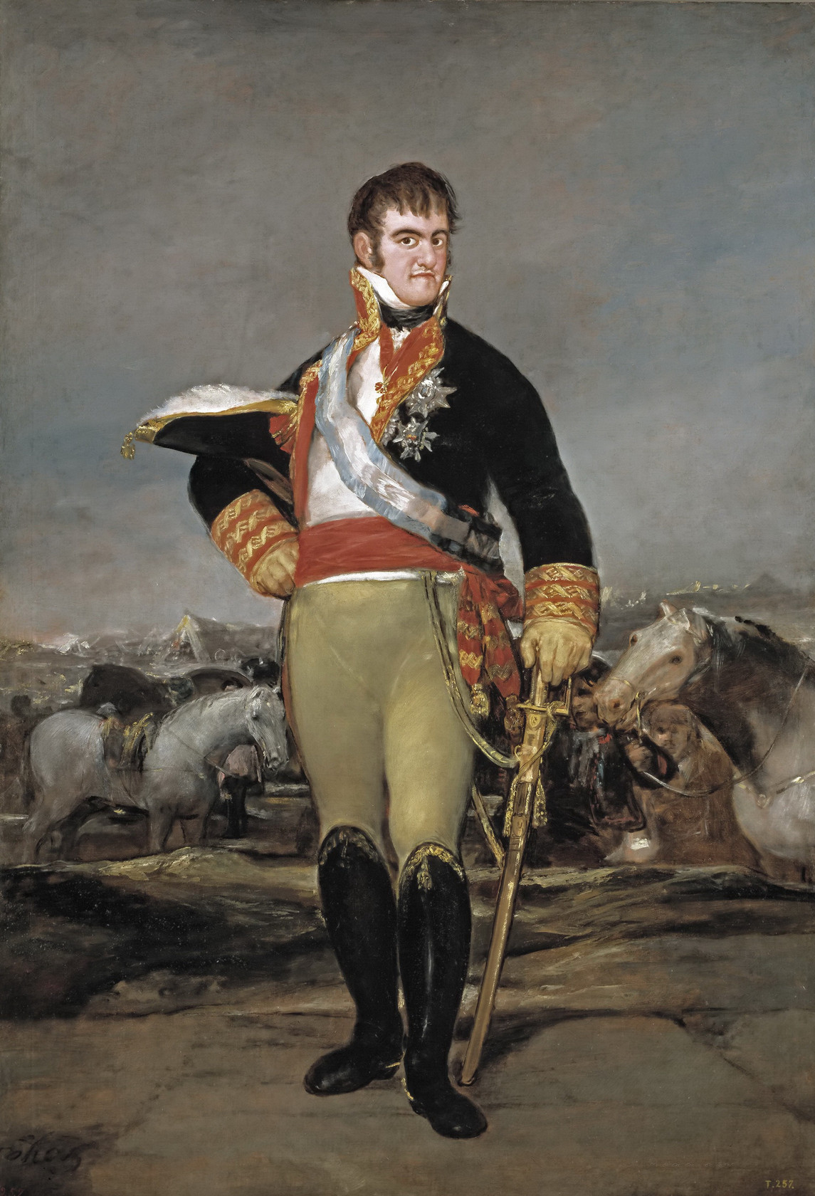 Картина - Фердинанд VII в военном лагере, 1815