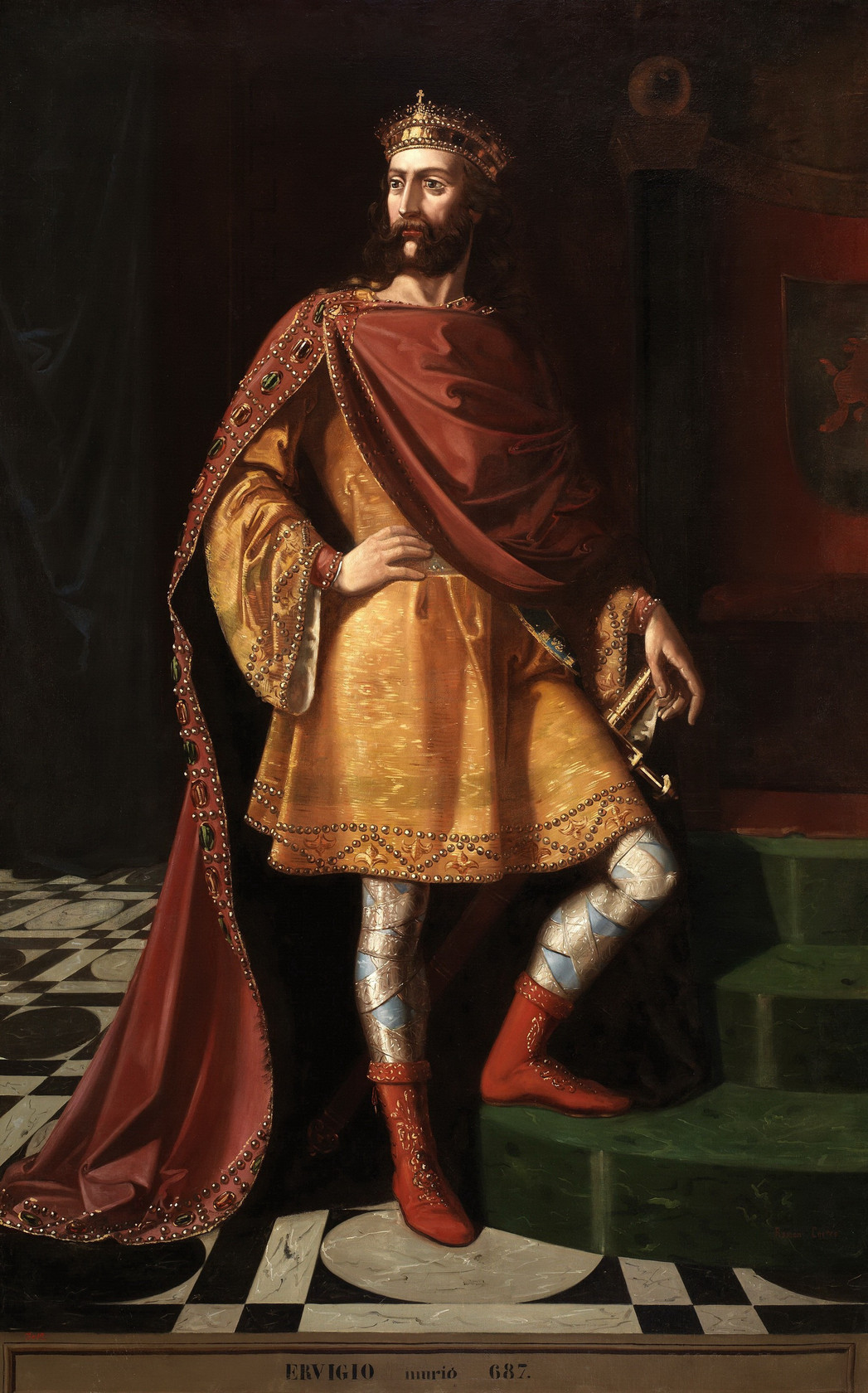 Картина Флавий Эрвиг, король вестготов - Музей Прадо