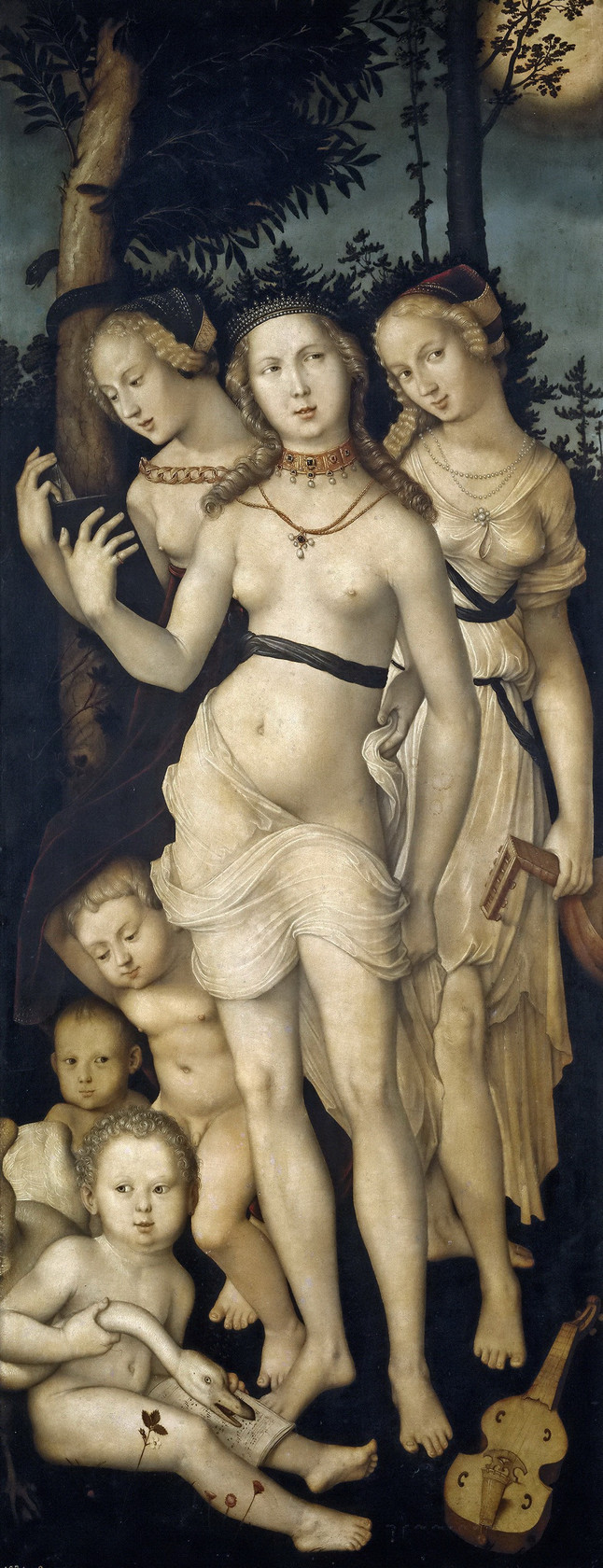 Картина Гармония, или Три грации, 1541 - 1544 - Музей Прадо