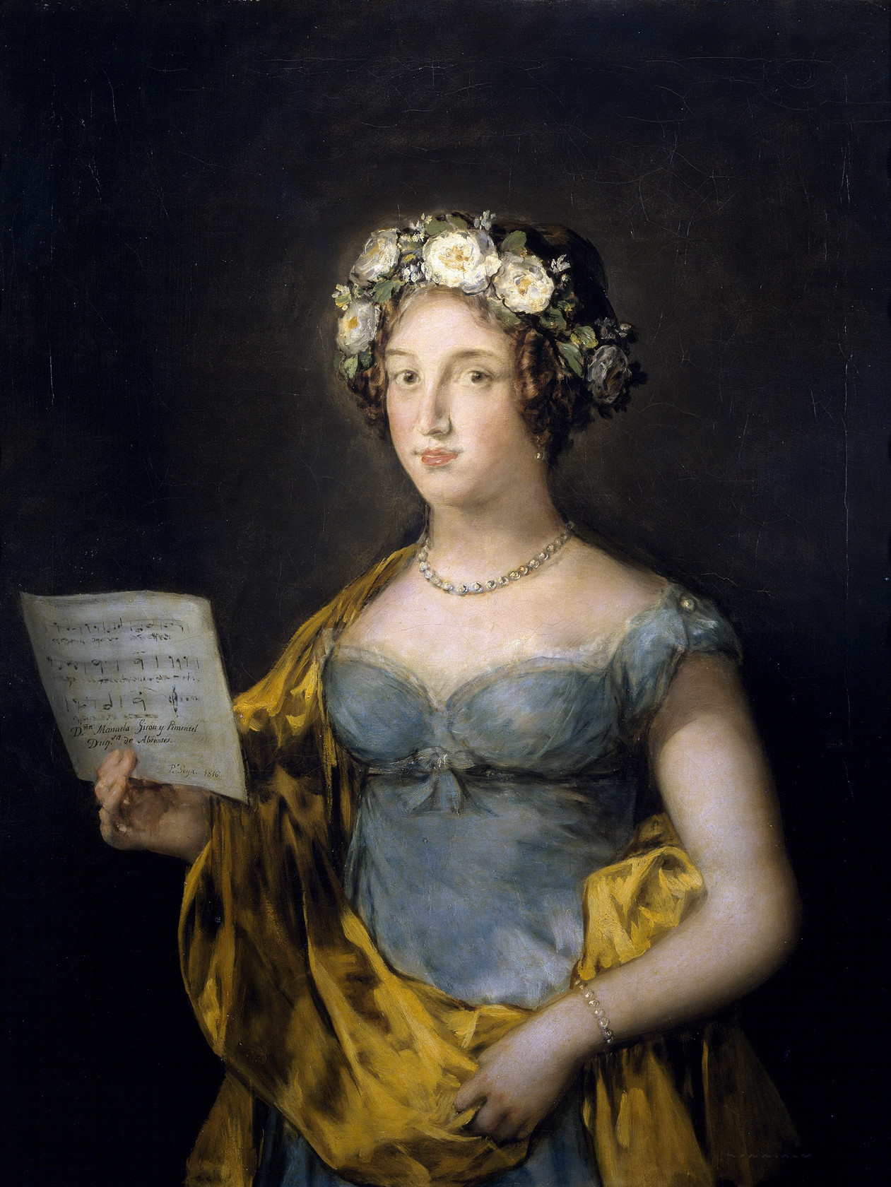 Картина - Герцогиня Абрантес, 1816 - Музей Прадо