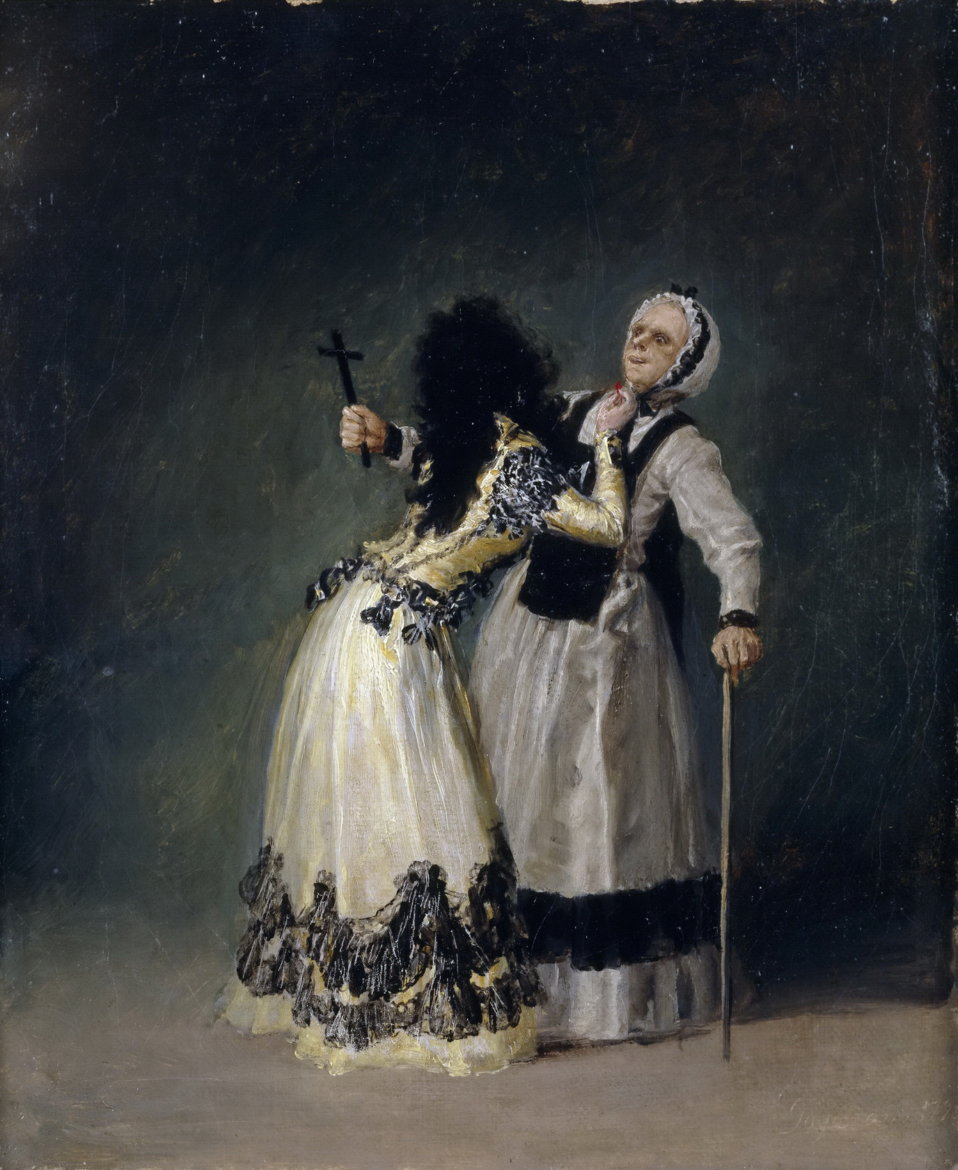Картина - Герцогиня Альба и ее дуэнья, 1795 - Музей Прадо
