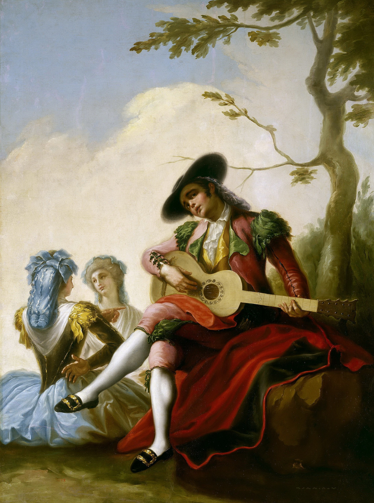 Картина Гитарист, 1778 - Музей Прадо