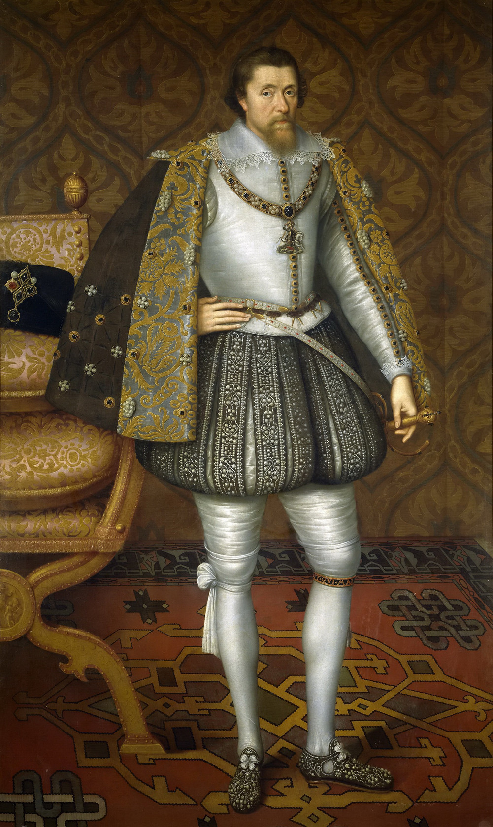 Картина Иаков I Английский, после 1603 - Музей Прадо