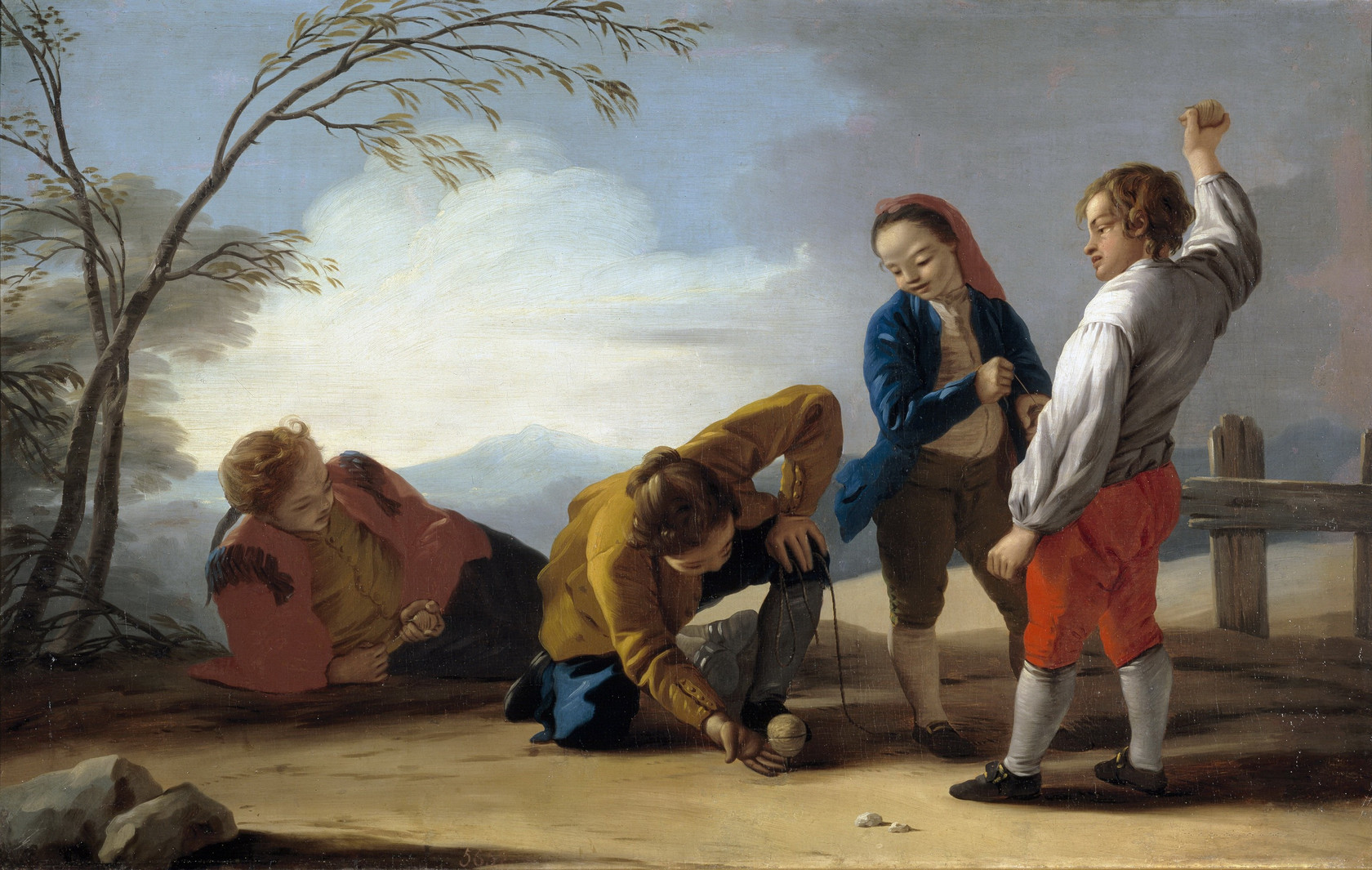 Картина Игра мальчиков, 1780 - Музей Прадо