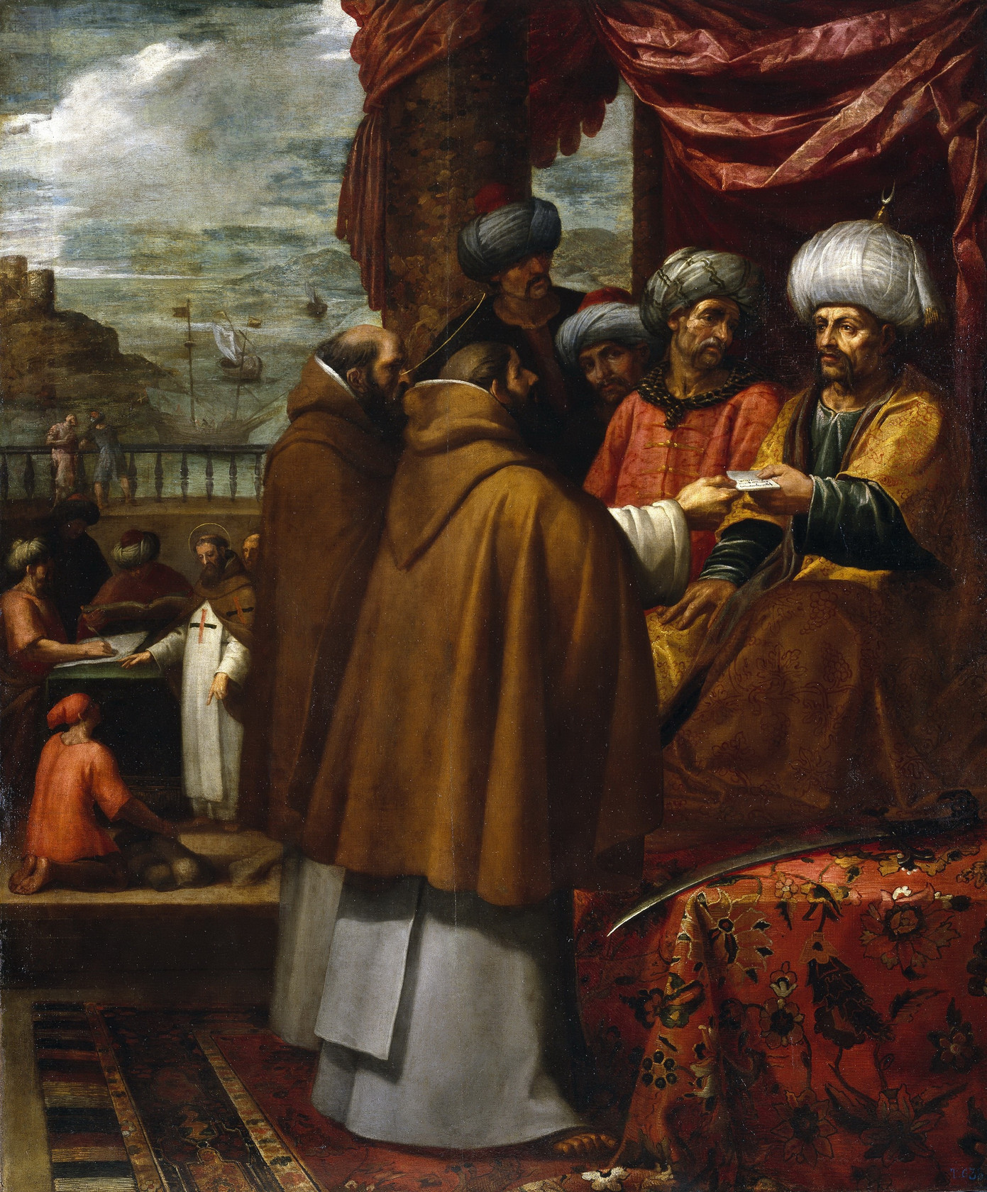 Картина История святого Жана де Мата, основателя ордена тринитариев, 1634 - музей Прадо